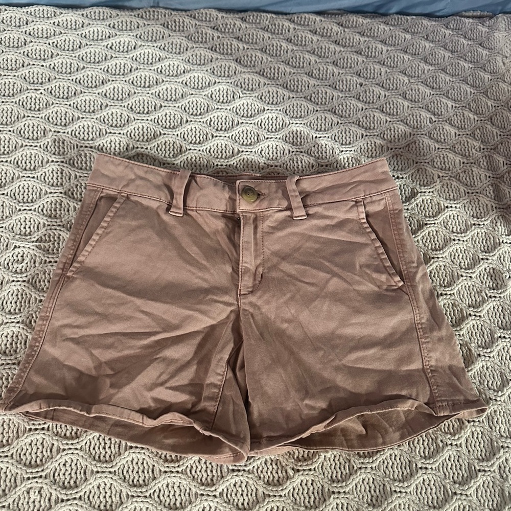 American Eagle Outfitters Super Stretch Light Pink Shorts